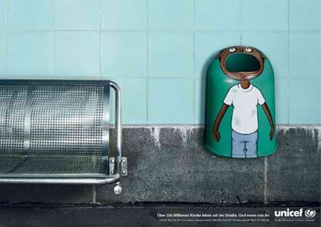 Unicef, Waste Food, Advertisement
