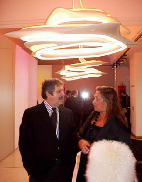 Vortex Chandelier by Zaha Hadid and Patrik Schumacher