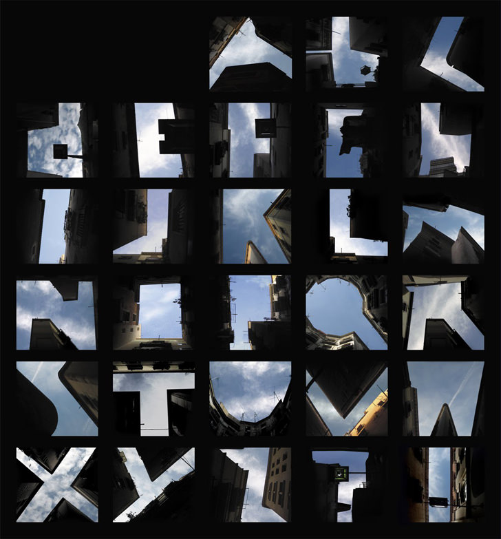 Type the Sky fonts by Lisa Rienermann