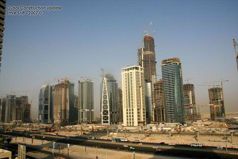 mass construction site dubai world tallest comparison overview