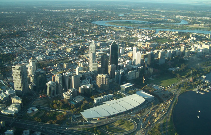 perth_convention_center_cbd_bird_eye_view Perth City Convention Center CBD