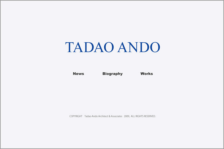 Tadao Ando Official Website