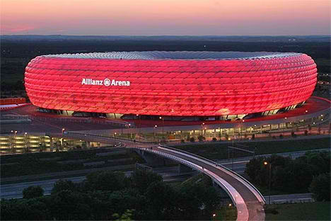 Allianz Arena in Bayern, Germany