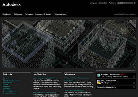 Black is the new Blue autocad autodesk website