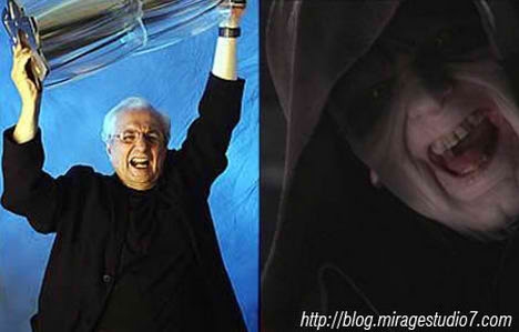 Frank Gehry Darth Sidious Famous Architects Separated at Birth