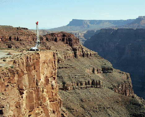 Construction of Grand Canyon Walk
