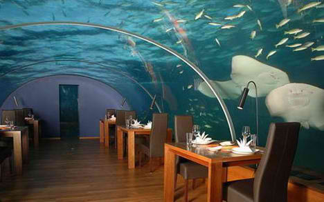 Hilton Maldives Resort Undersea Restaurant