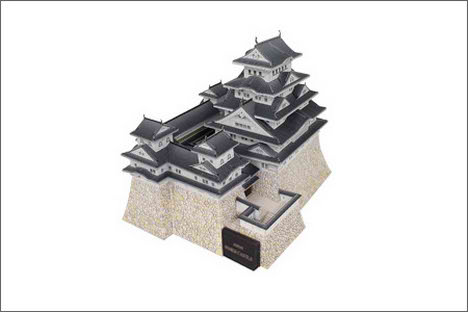  Canon 3D Papercraft Architecture himeji castle