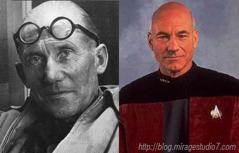 Le Corbusier Jean Luc Picard Famous Architects Separated at Birth