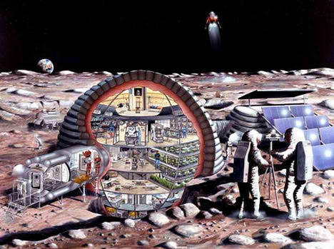 moon base china america concept design