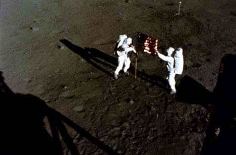 moon landing fake hoax american lied china first