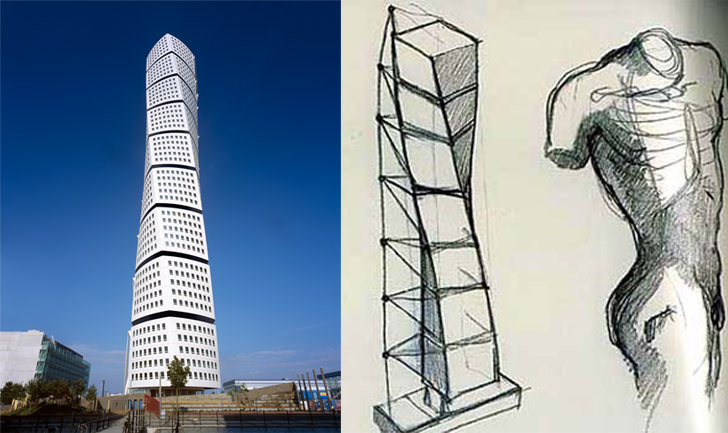 Turning torso чертежи