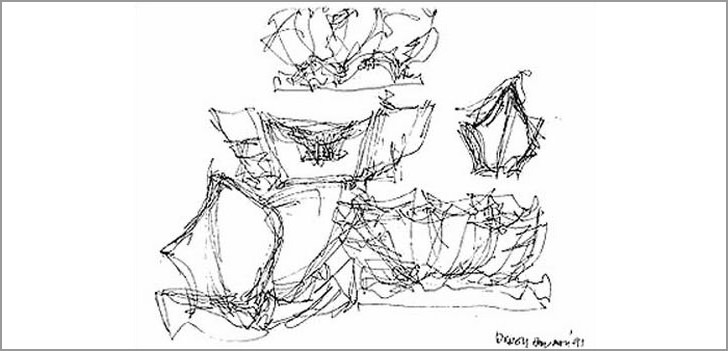 frank gehry disney sketches