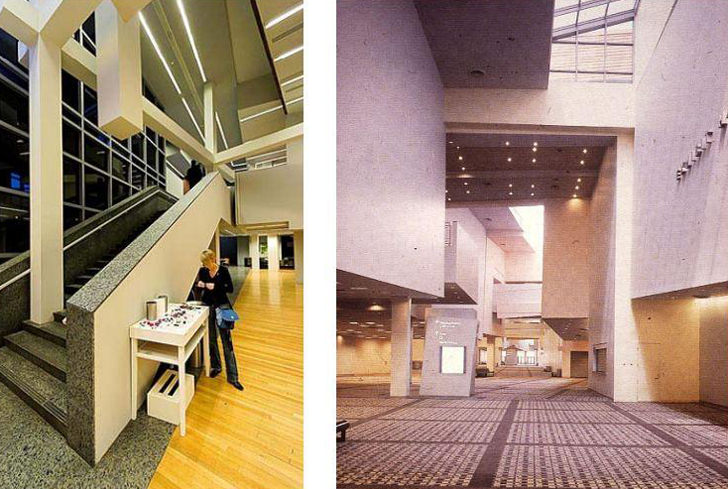 peter eisenman wexner center stairs lobby