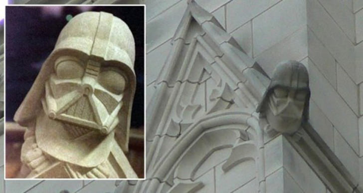 Gargoyles evil spirits darth vader washington national cathedral