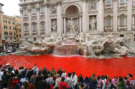 Rome Trevi Fountain