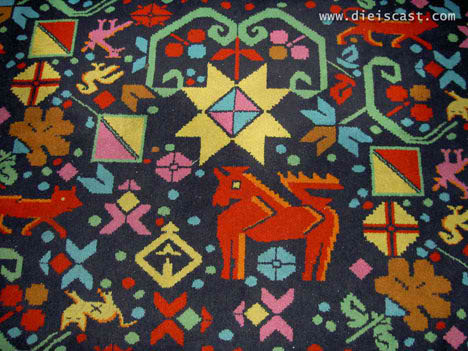 casino carpet floor pattern