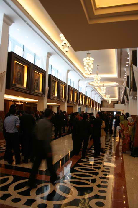 The Malaysian Houses of Parliament Building lobby