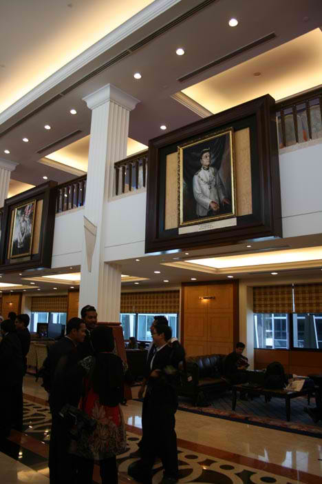 The Malaysian Houses of Parliament Building lobby
