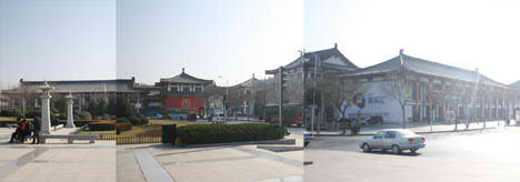 chinese architecture contemporary city xian