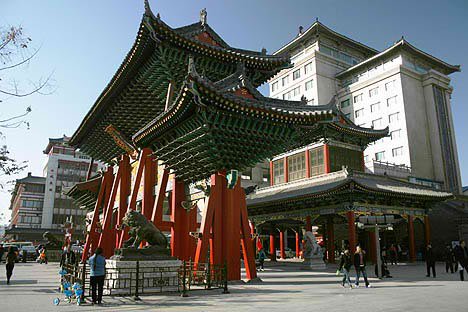 chinese architecture contemporary city xian