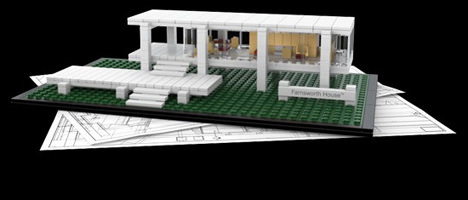 farnsworth house model blueprint tutorial cad drawings