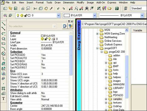 progeCAD 2008 Smart! Free CAD Document Management Software