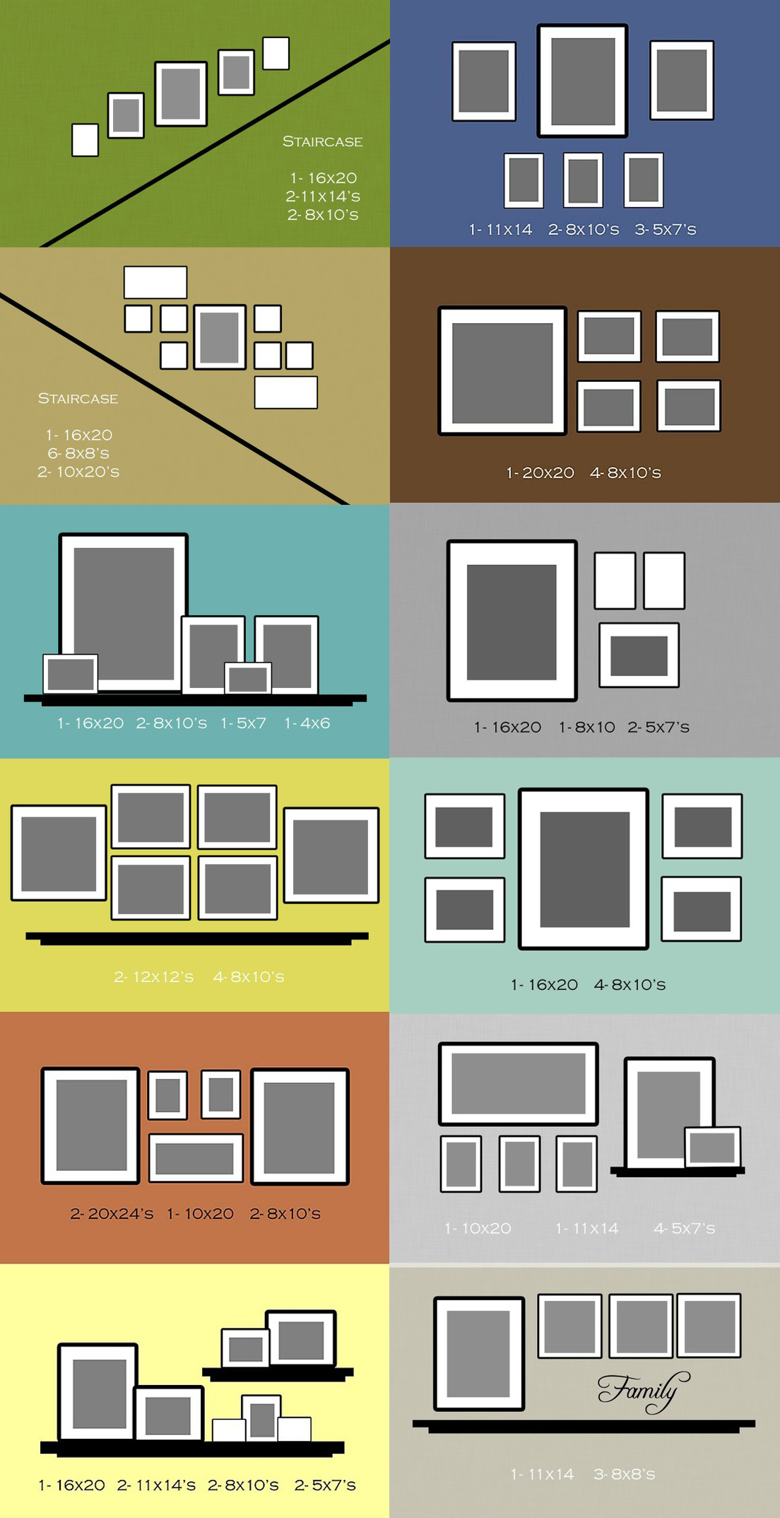 How To Hang Photo Frame - Height And Distance