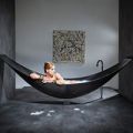 Vessel - Hammock Shaped Bathtub by SplinterWorks
