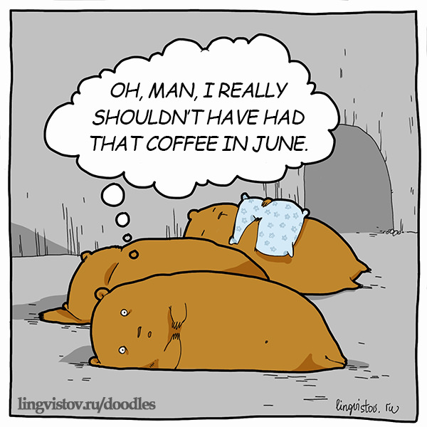 Oh, man, I really shouldn't have had that coffee in June. Funny Doodles on Coffee Sleeping Working Life instagram pinterest twitter facebook architecture architect