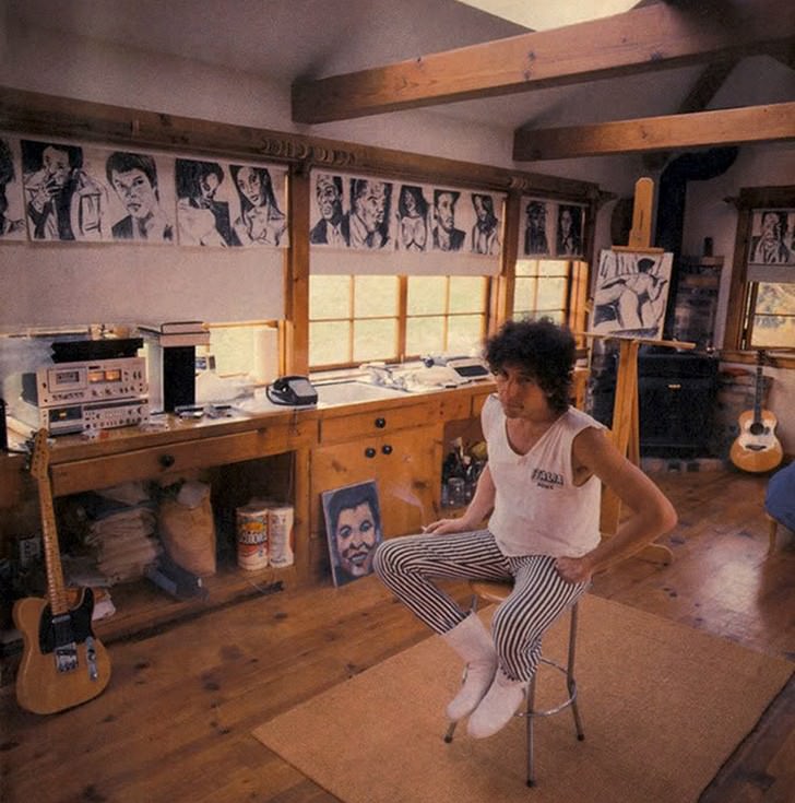 bob dylan work space Work Spaces Of Creative And Successful People