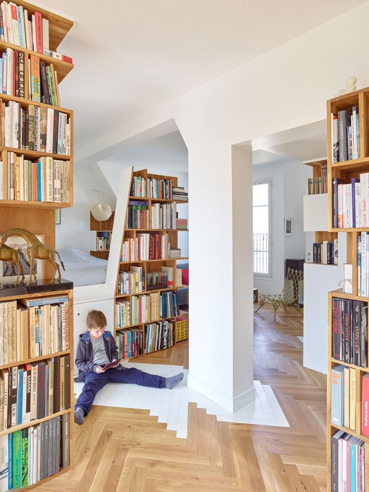 bookshelf book rack architecture