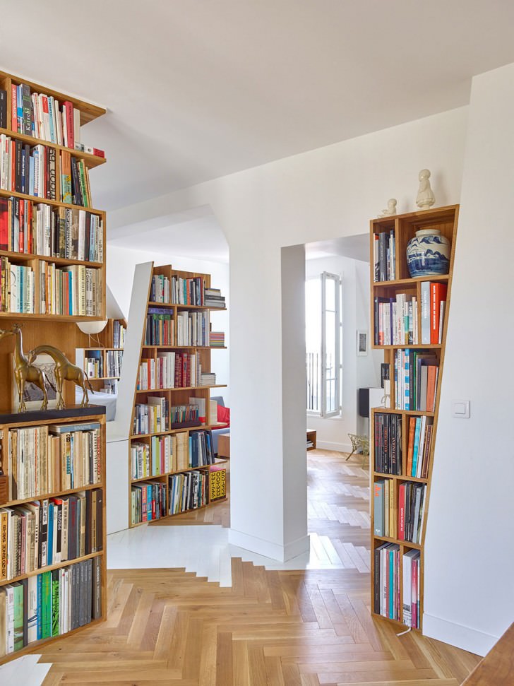 bookshelf book rack architecture